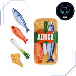 bandeja de peces con catnip